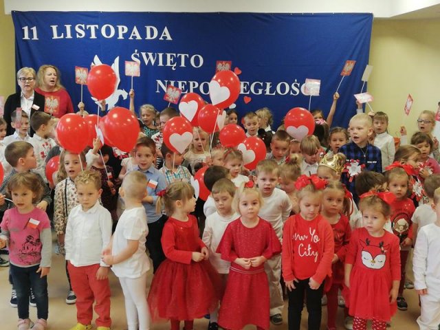 Obchody Święta Niepodległości w naszym przedszkolu 2019r.